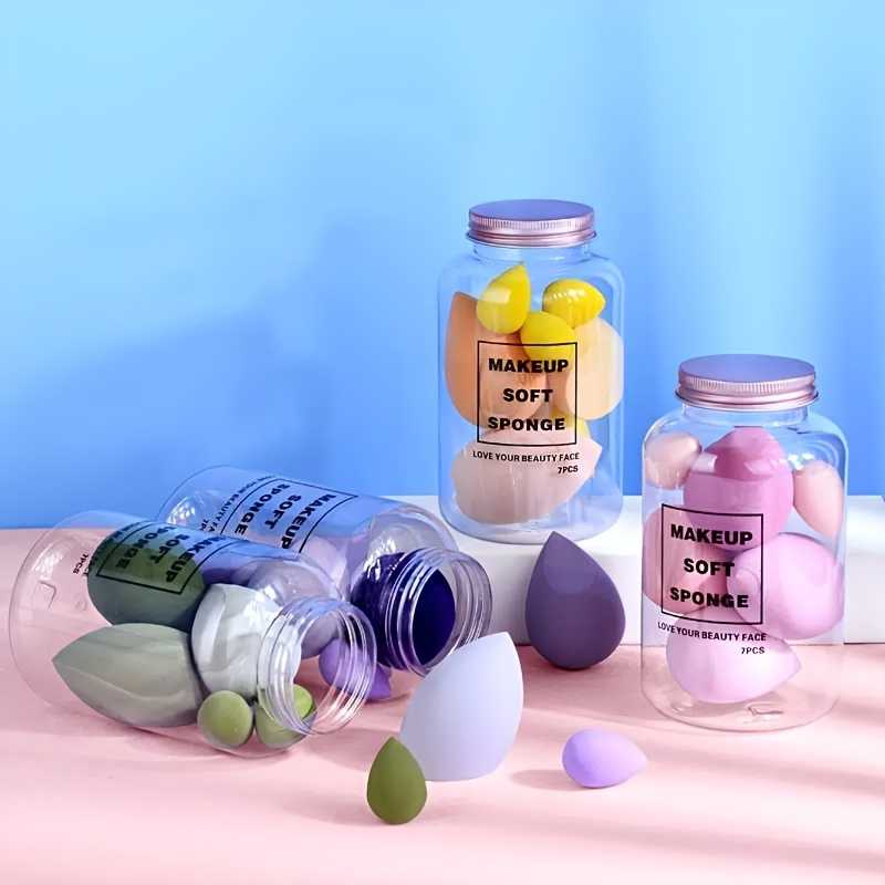 7 stück Weiche Kosmetikschwämme  Make Up Beauty Blender-Set