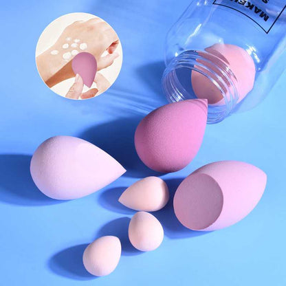 7 stück Weiche Kosmetikschwämme  Make Up Beauty Blender-Set