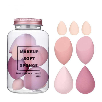 7 stück Weiche Kosmetikschwämme  Make Up Beauty Blender-Set