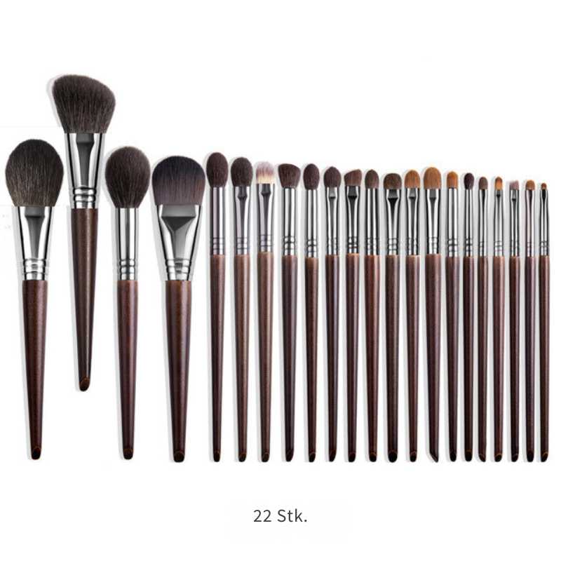 Natürliches Make-up-Pinselset aus Ziegenhaar